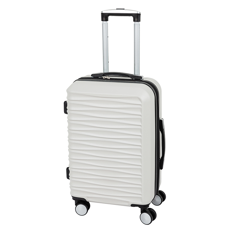 20 inch Carry on Luggage White Travel Luggage