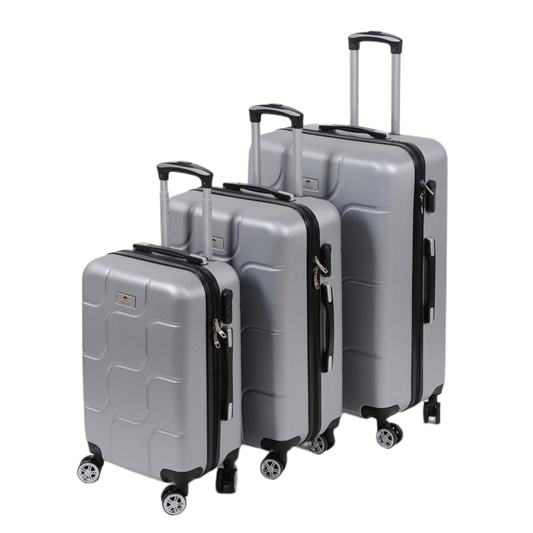 Travel Style Zipper ABS Luggage